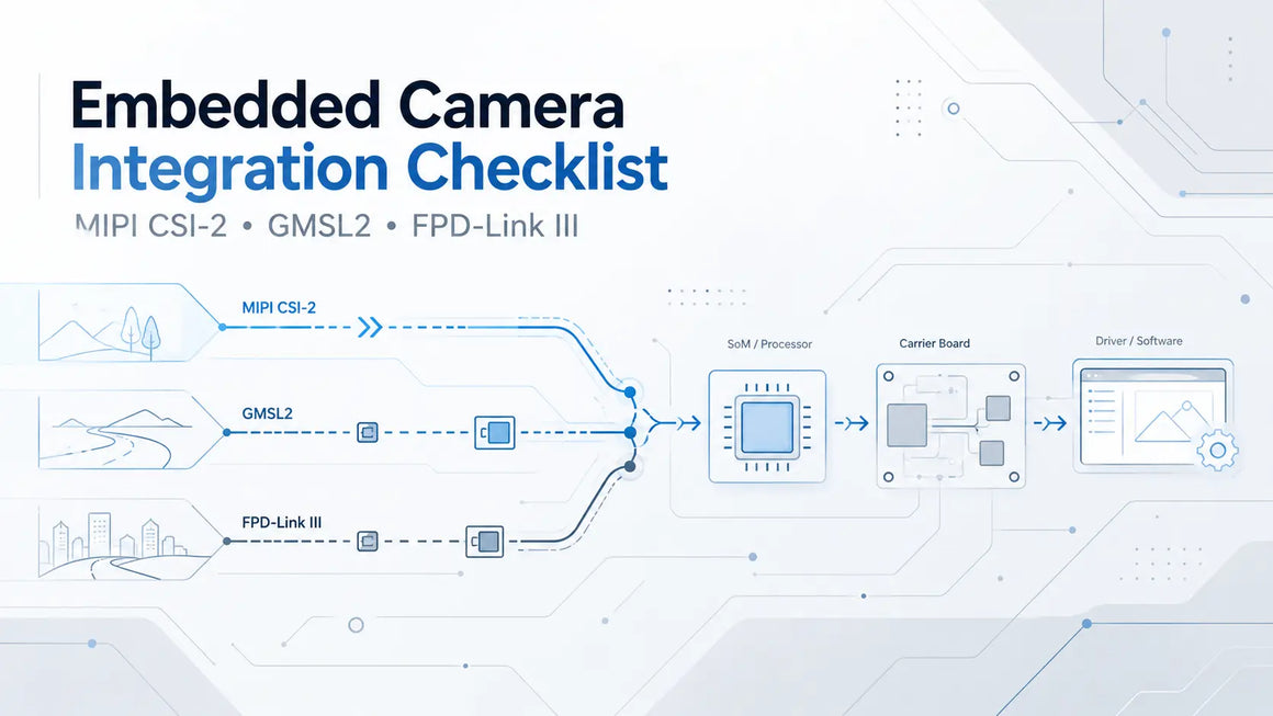 Embedded Camera Integration Checklist: Interfaces, Drivers, Carrier Boards and Cables